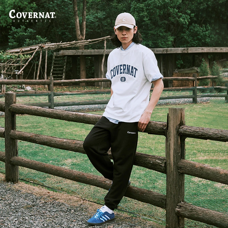 COVERNAT中性卫裤秋季休闲时尚1收脚ins裤子潮休闲长裤CO2203PT20