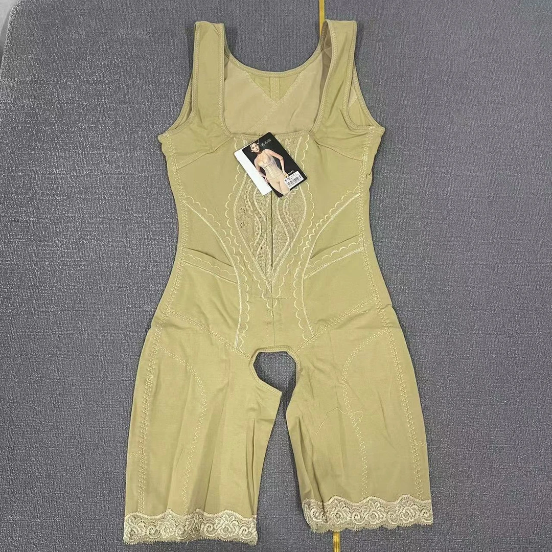 棉塑身连体衣棉收腹提臀产后塑形美体束身瘦身减肥开档平角裤