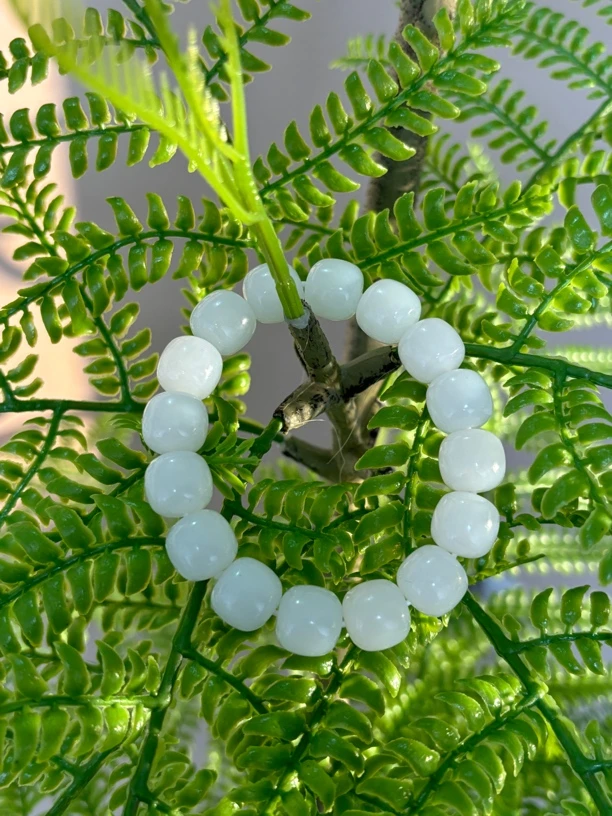 和田玉白玉老型手串