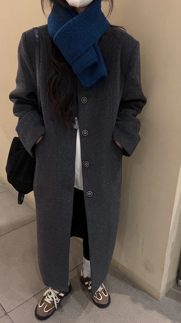 【披肩大衣】欧尼家新款冬季加绒加厚披肩大衣