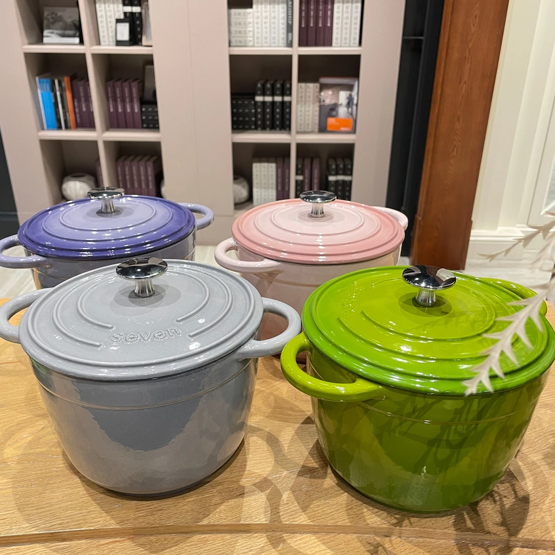 18厘米高端販斧珐琅锅串串锅小火锅煲仔饭煮饭焖烧炖锅多用途锅