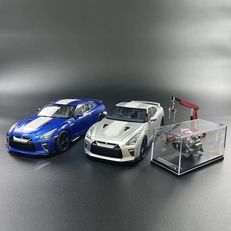 MH 1:18 尼桑Nissan GT-R(R35) 50周年 纪念版 全开合金汽车模型