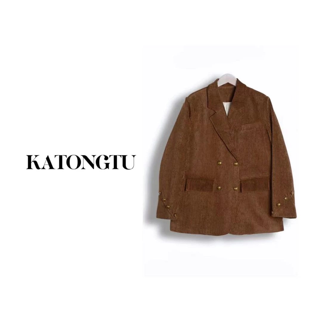 katongtu/卡通兔【羽羽西装】新款冬季时尚百搭西装外套 SF157YN