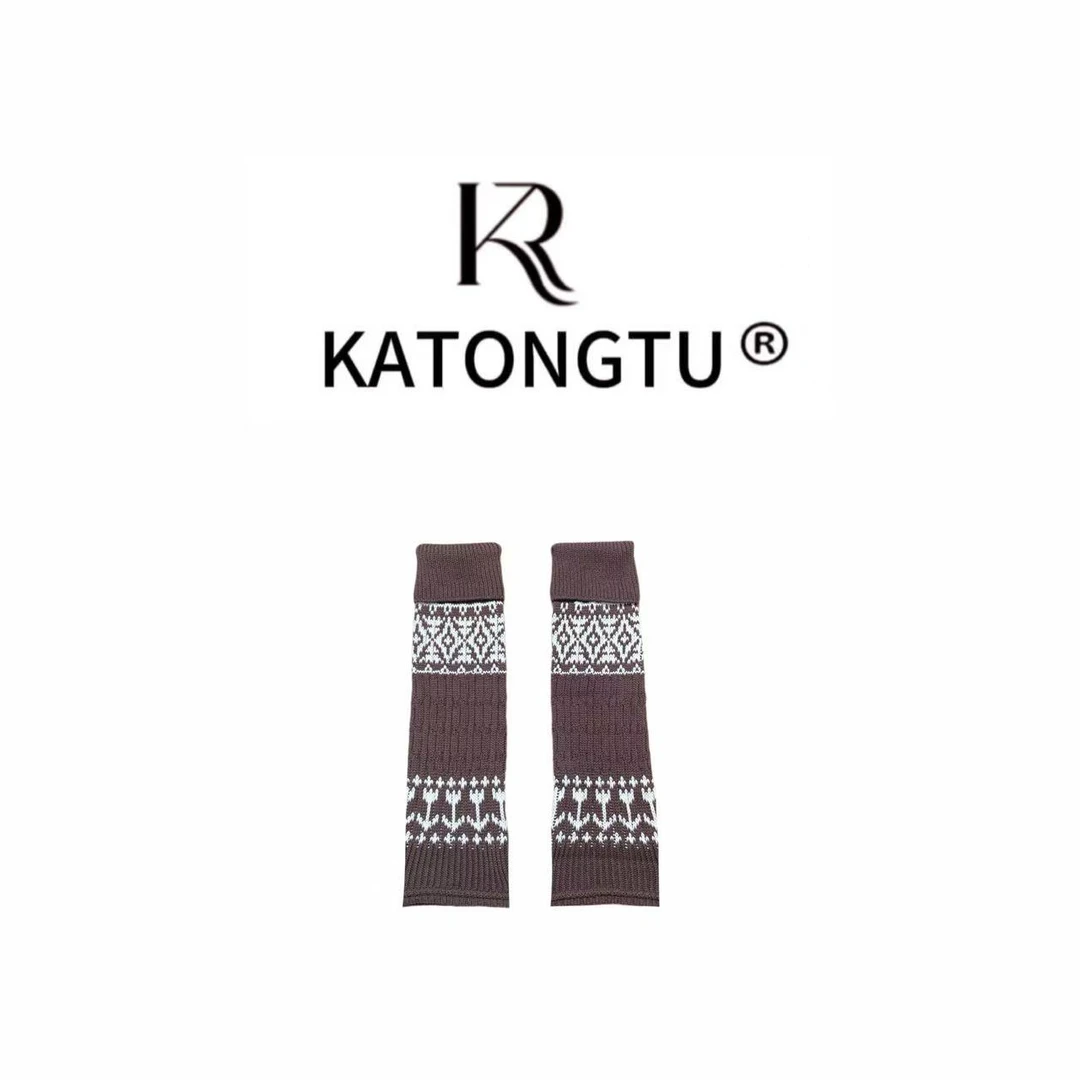 katongtu/秋冬加厚保暖复古小腿袜套   YN24458