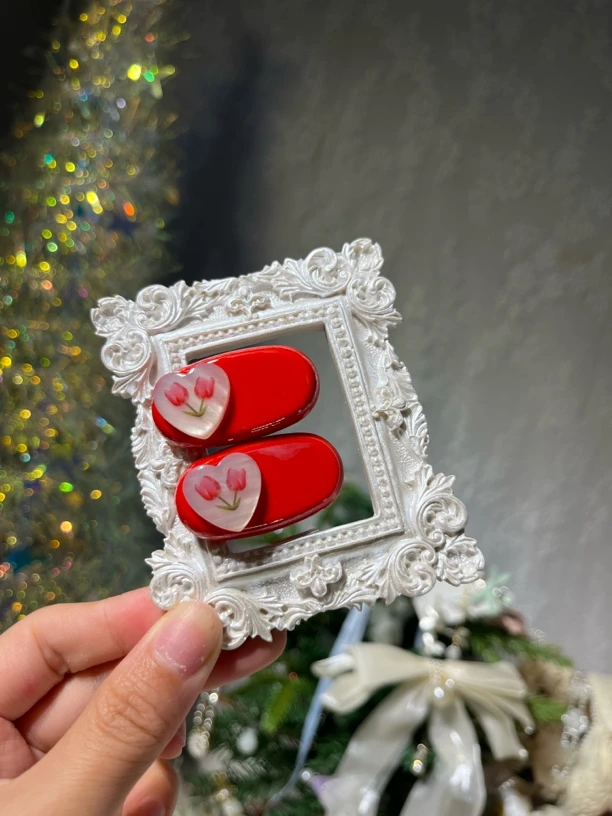 火热之恋郁金香发夹