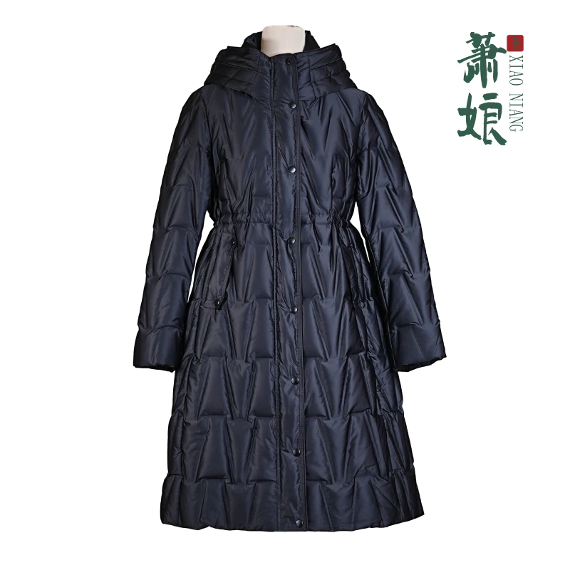 萧娘【云渺】新中式冬季羽绒服国风外套女士保暖系带上衣2271