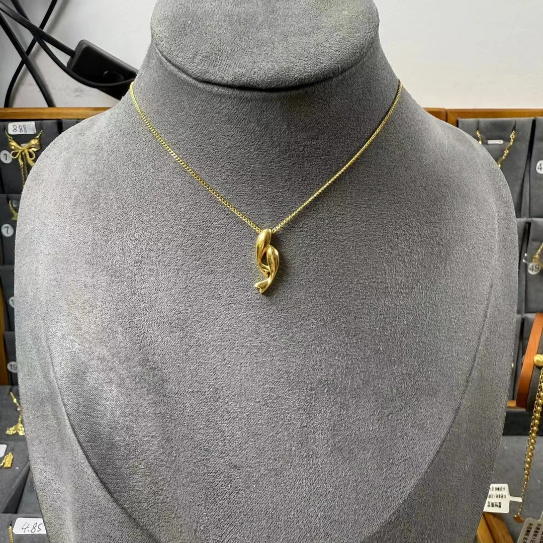 足金999 双鱼套链 余生有你