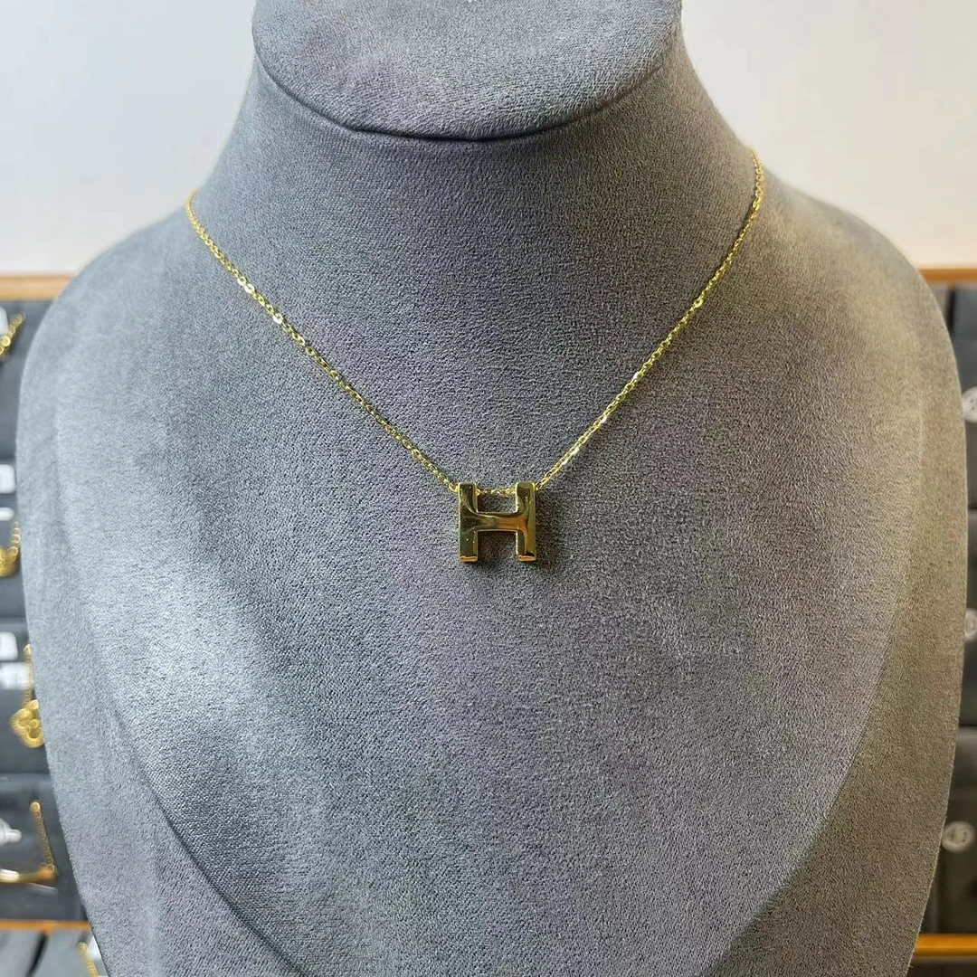 足金999 字母H套链