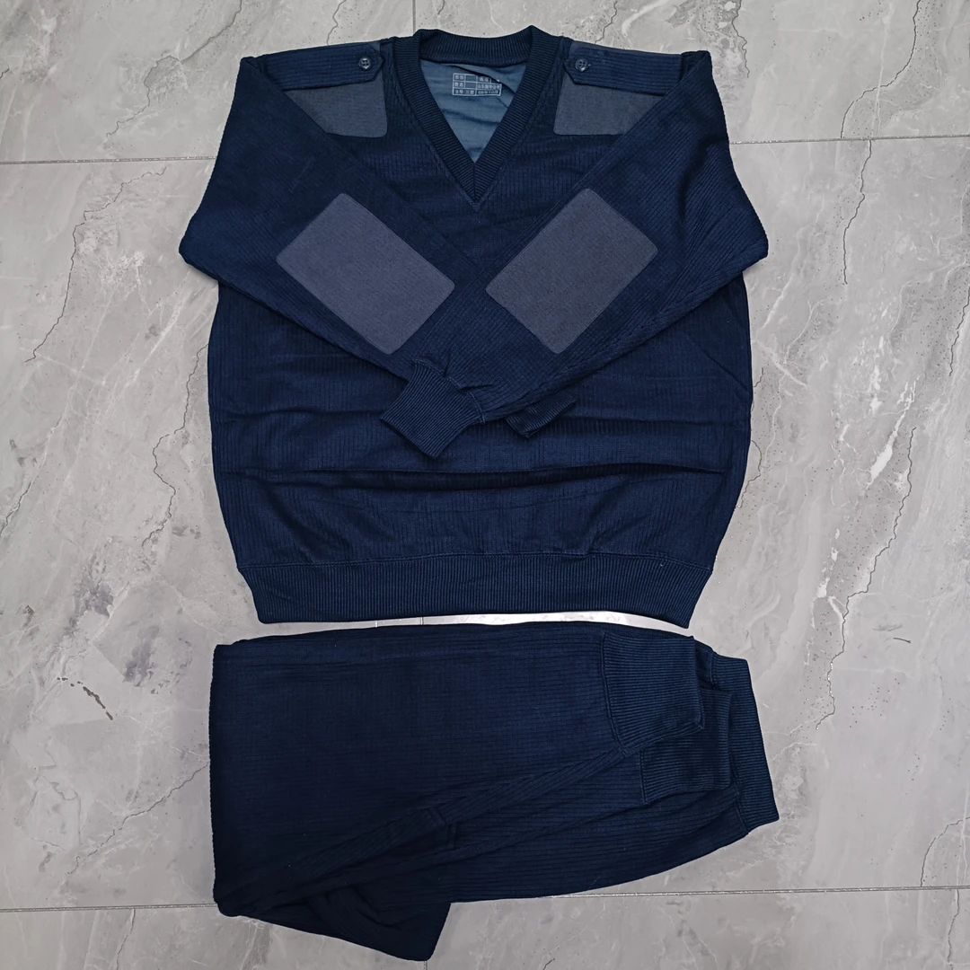 K老货户外空蓝绒衣绒裤套装保暖防寒绒衣绒裤保暖套装冬季劳保