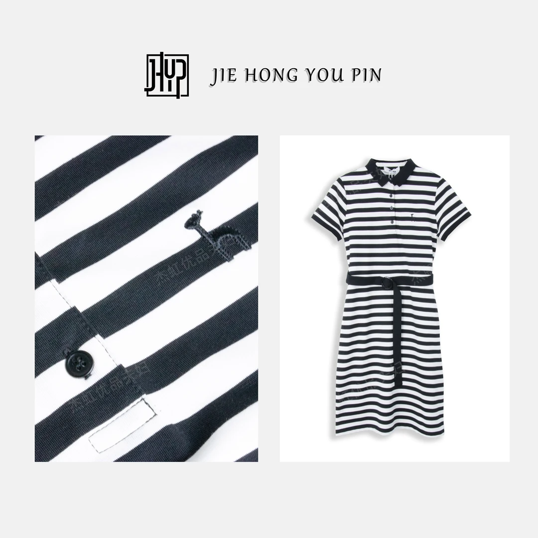 【心动条纹】Polo裙经典条纹显瘦气质夏季收腰18826