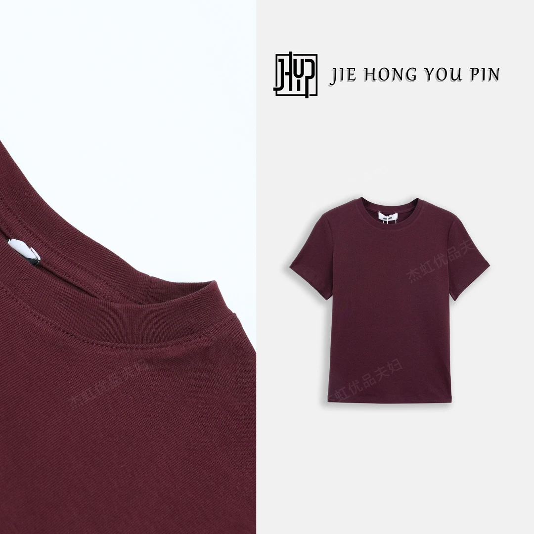 【纯色短袖】夏季新款女装纯色白色T恤圆领上衣27718