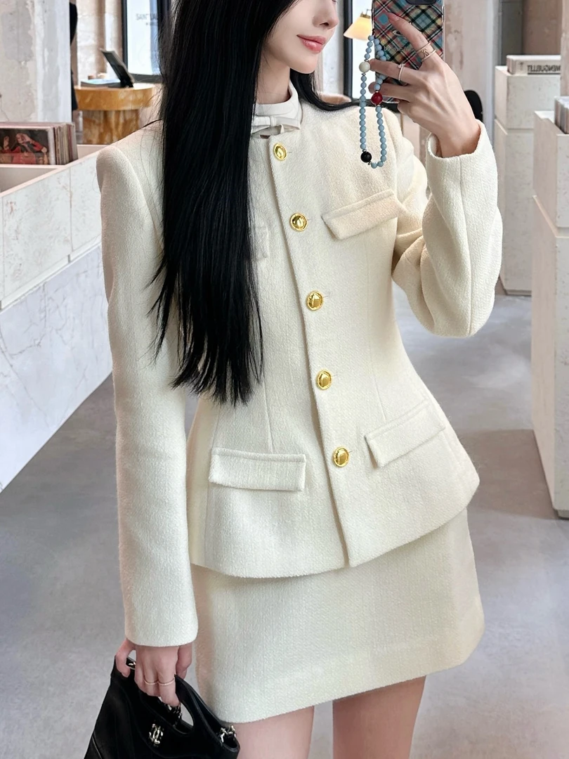 Clink&Clunk沙漏型花呢套装