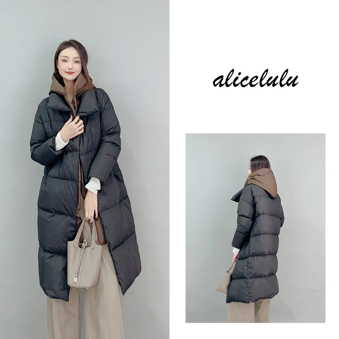 2 ALICE “叠穿新意”羽绒服 拼色层次 保暖鹅绒 S2141215Tr