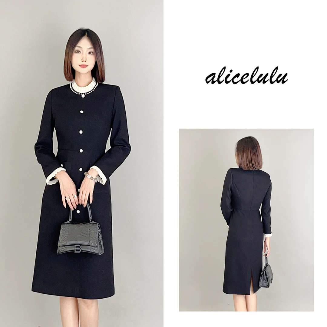 1 alicelulu“可可女士”连衣裙 优雅花边 端庄小香 S2139917E