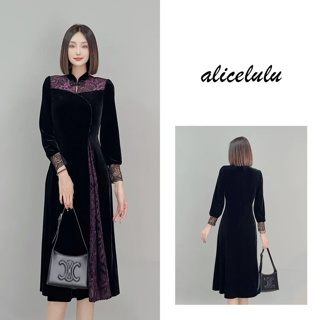 3 ALICE “蕙质兰心”连衣裙 国风刺绣 温婉典雅 S2140829E