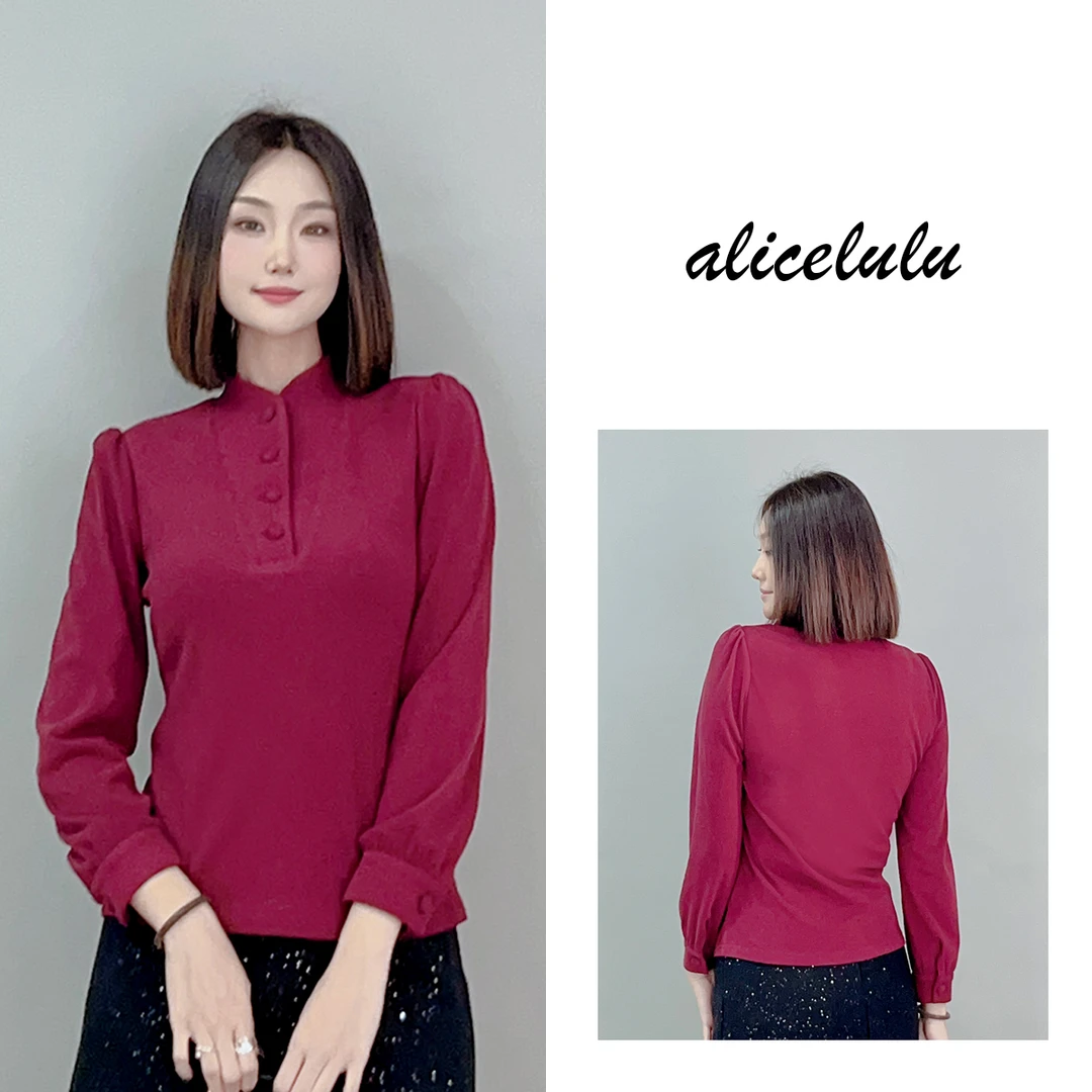 2 ALICE “当家主母”衬衫 温婉国风 显白气质 S1034816E