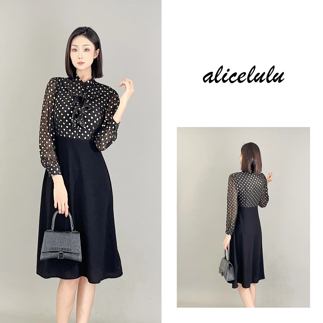 3 ALICE “波点公主”连衣裙 浪漫花边 优雅复古 S2138999A