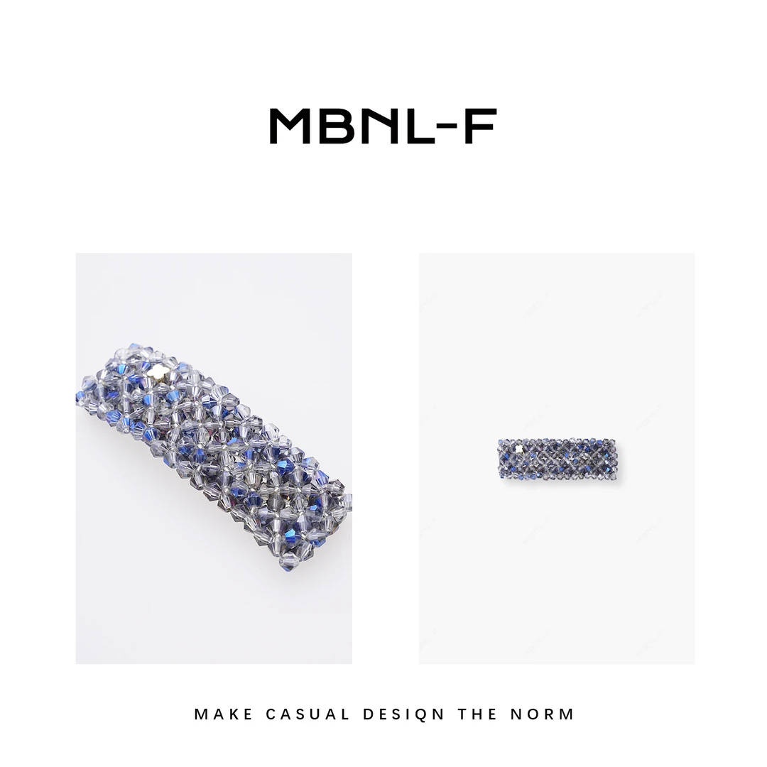 MBNL-F“满钻发夹”  2024S/S新品 百搭气质镶钻发夹 秦磊XM-FJ6993
