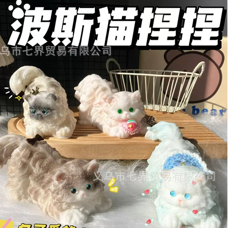 593 仿真猫 直播间实物为主 文具礼盒