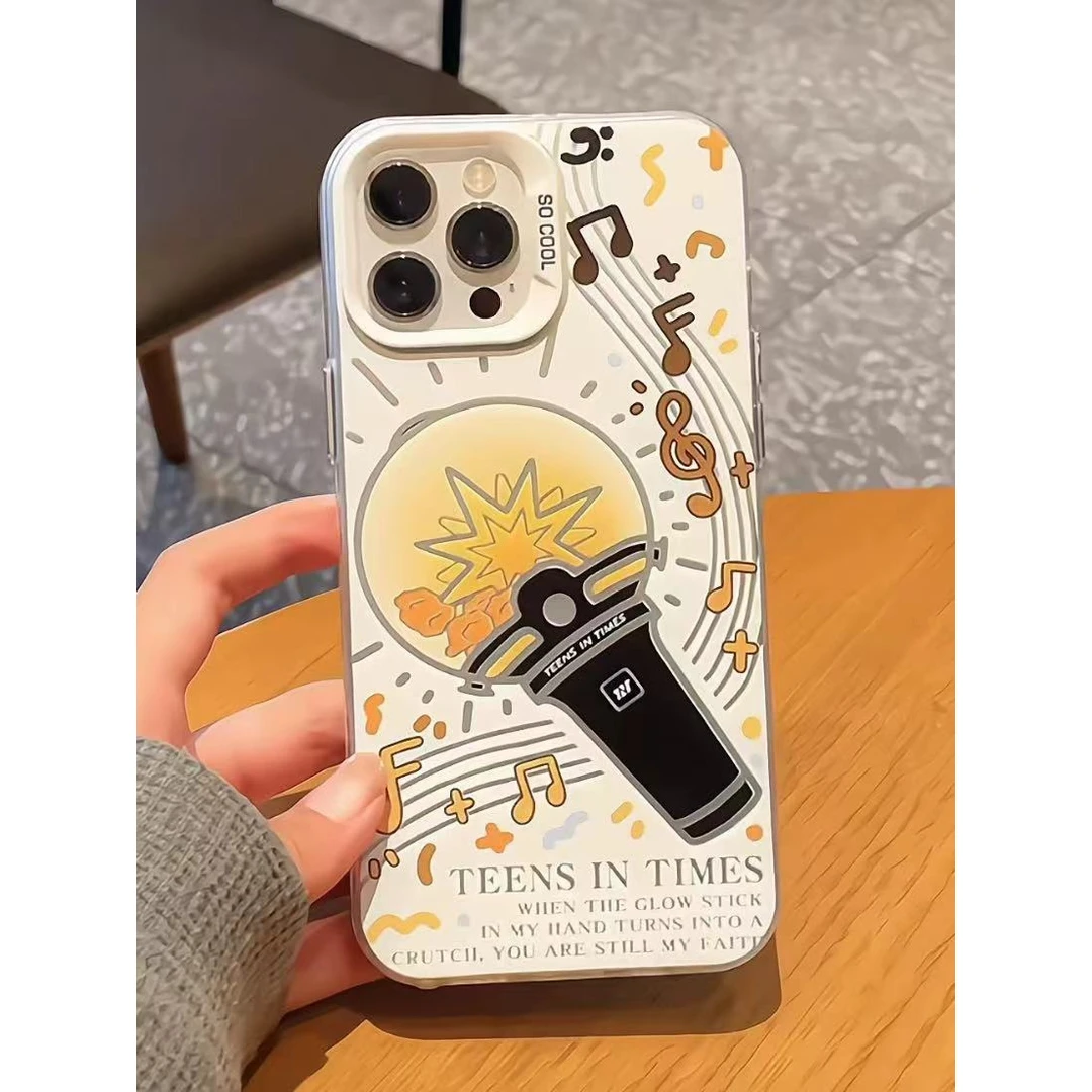 适用16promax创意iPhone17时代少年团应援棒13苹果12硬15ps手机壳