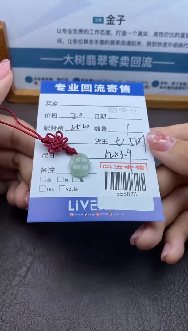 【闪购商品】翡翠颈饰未镶嵌-358876