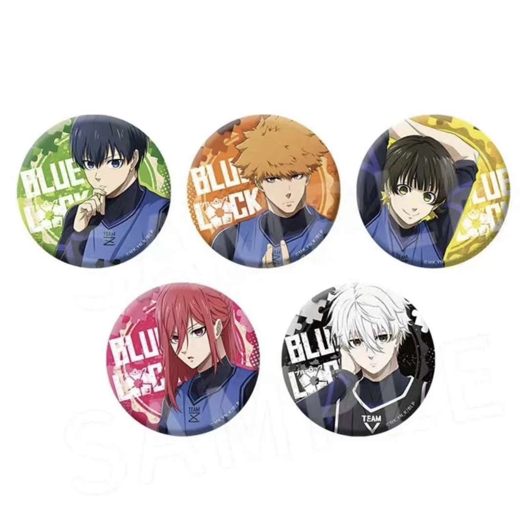 正版蓝色监狱 蓝锁盲盒双闪徽章 蓝锁BLUELOCK（蓝色监狱吧唧）
