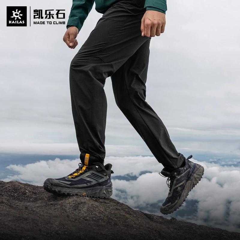 Kailas/凯乐石薄款软壳裤户外运动防风防泼水 登山弹力长裤男女款