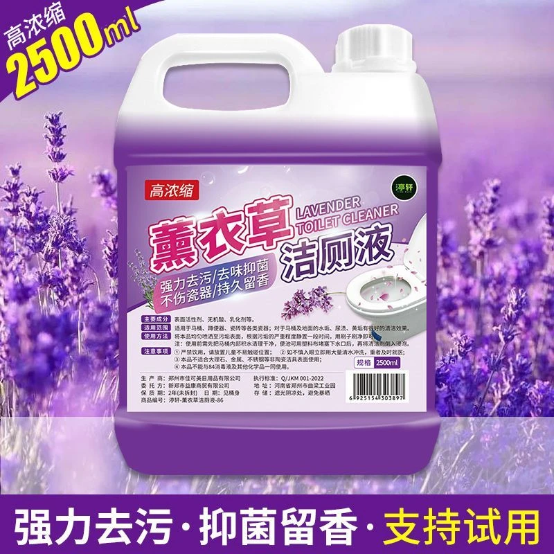 薰衣草花香洁厕灵洁厕液卫生间马桶清洁剂除臭去污强力除尿垢异味