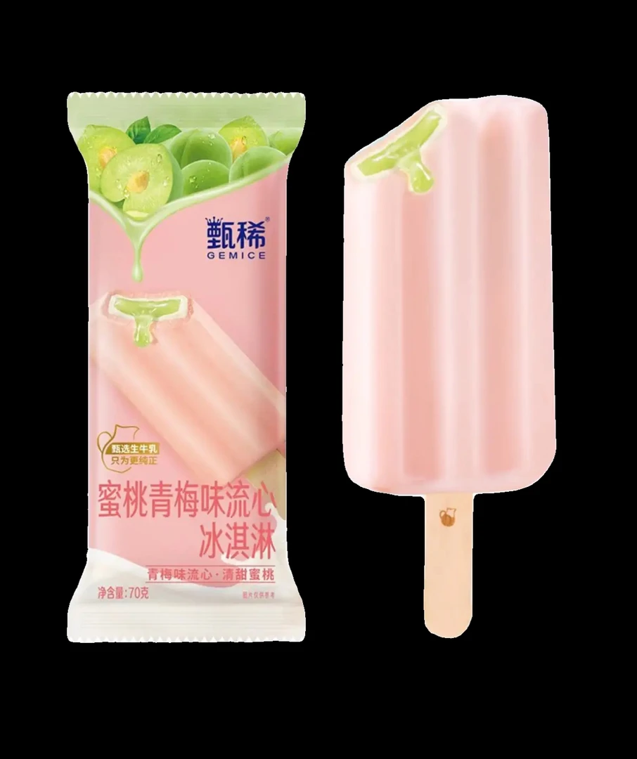 甄稀蜜桃青梅味冰淇淋