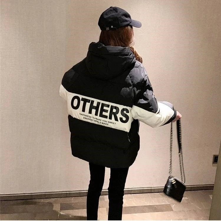 新款2023羽绒服羽绒服女新款韩版宽松女短款减龄面包服袄/非半身