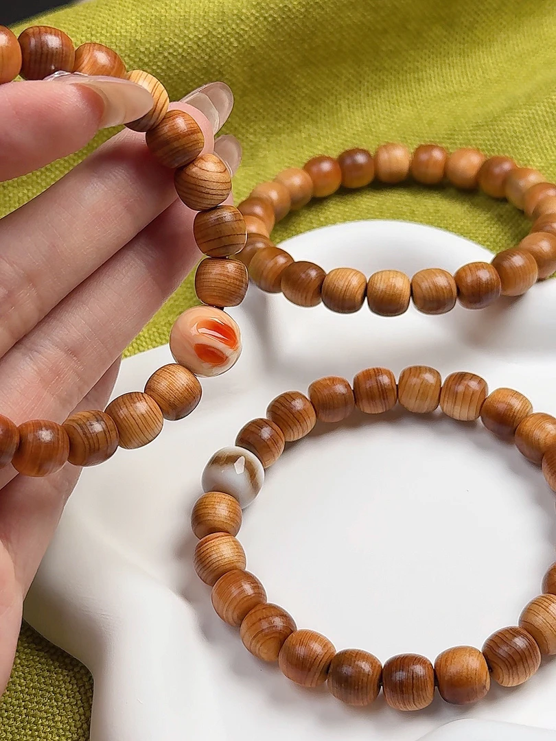 精工极限弧太行山高油横纹崖柏9*8mm