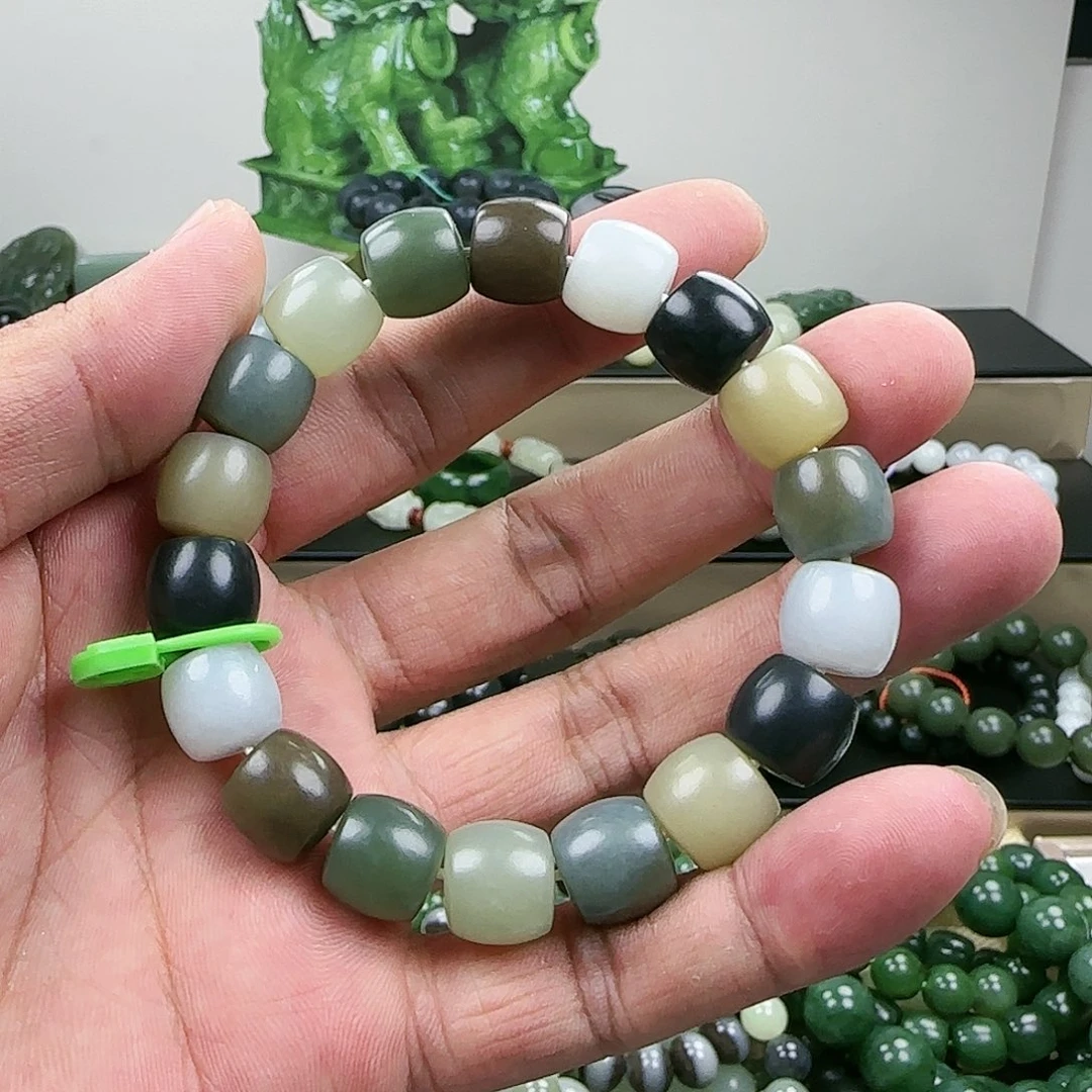 和田玉手串未镶嵌