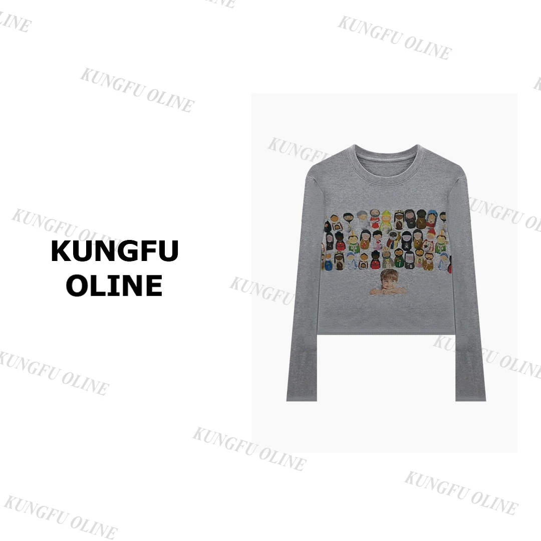 【D.D】【好朋友棉T】CT5019设计感初秋打底T恤显瘦百搭长袖上衣女