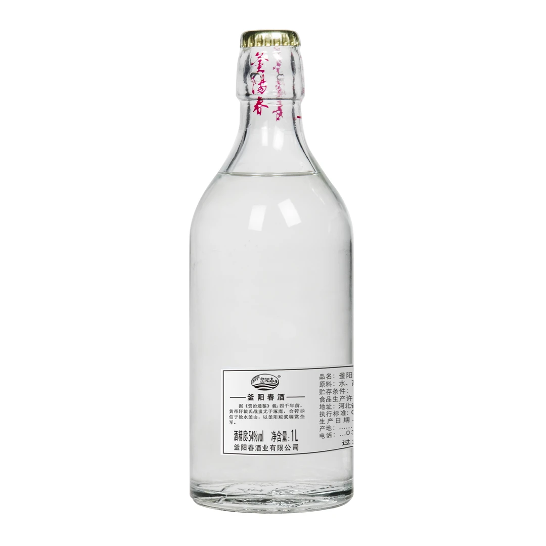 釜阳春浓香型白酒1L系列54度1L