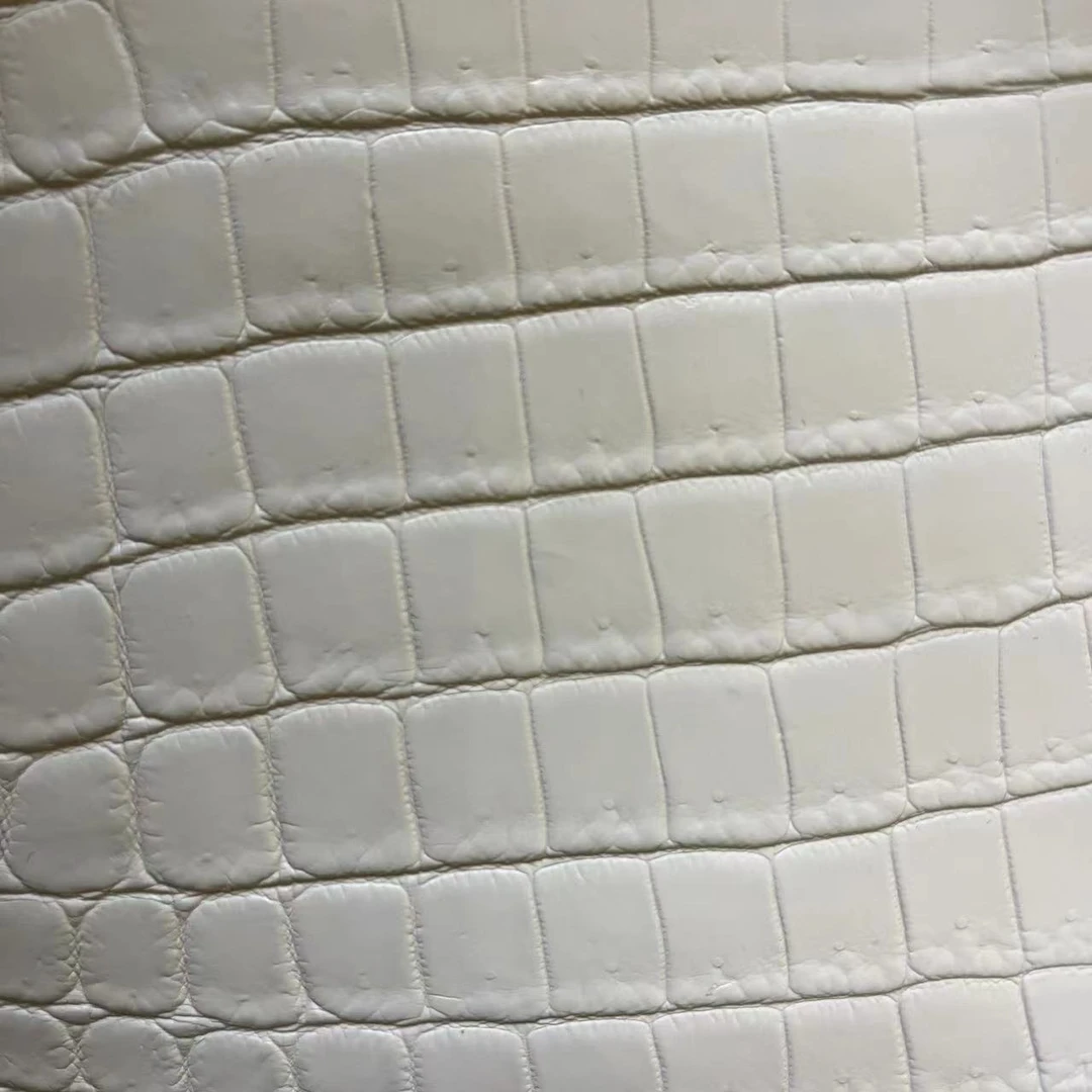 【茜茜高定】高定典雅气质软高光美洲鳄鱼皮横款26cm单肩包斜挎包ff