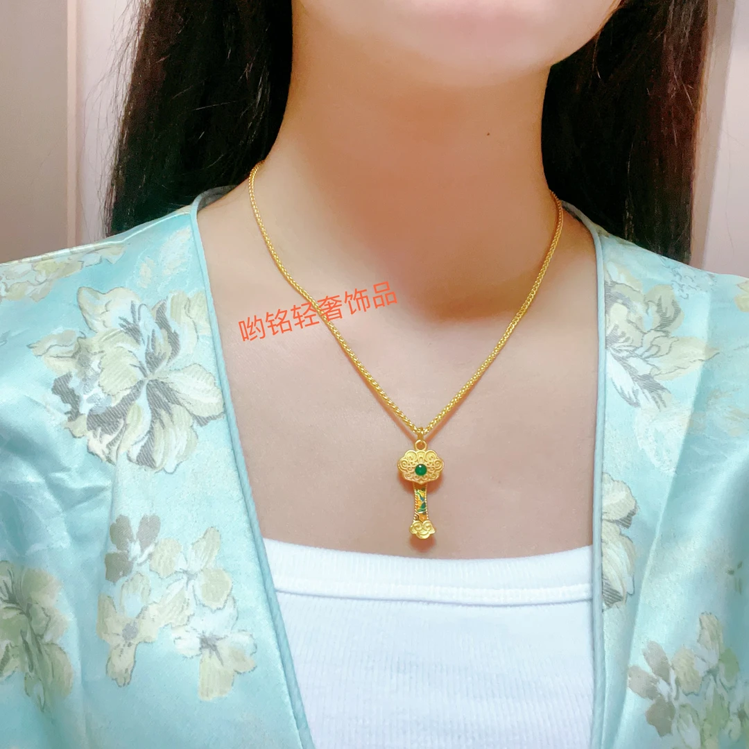 合金项链 合金项链 景福锁配中号肖邦项链