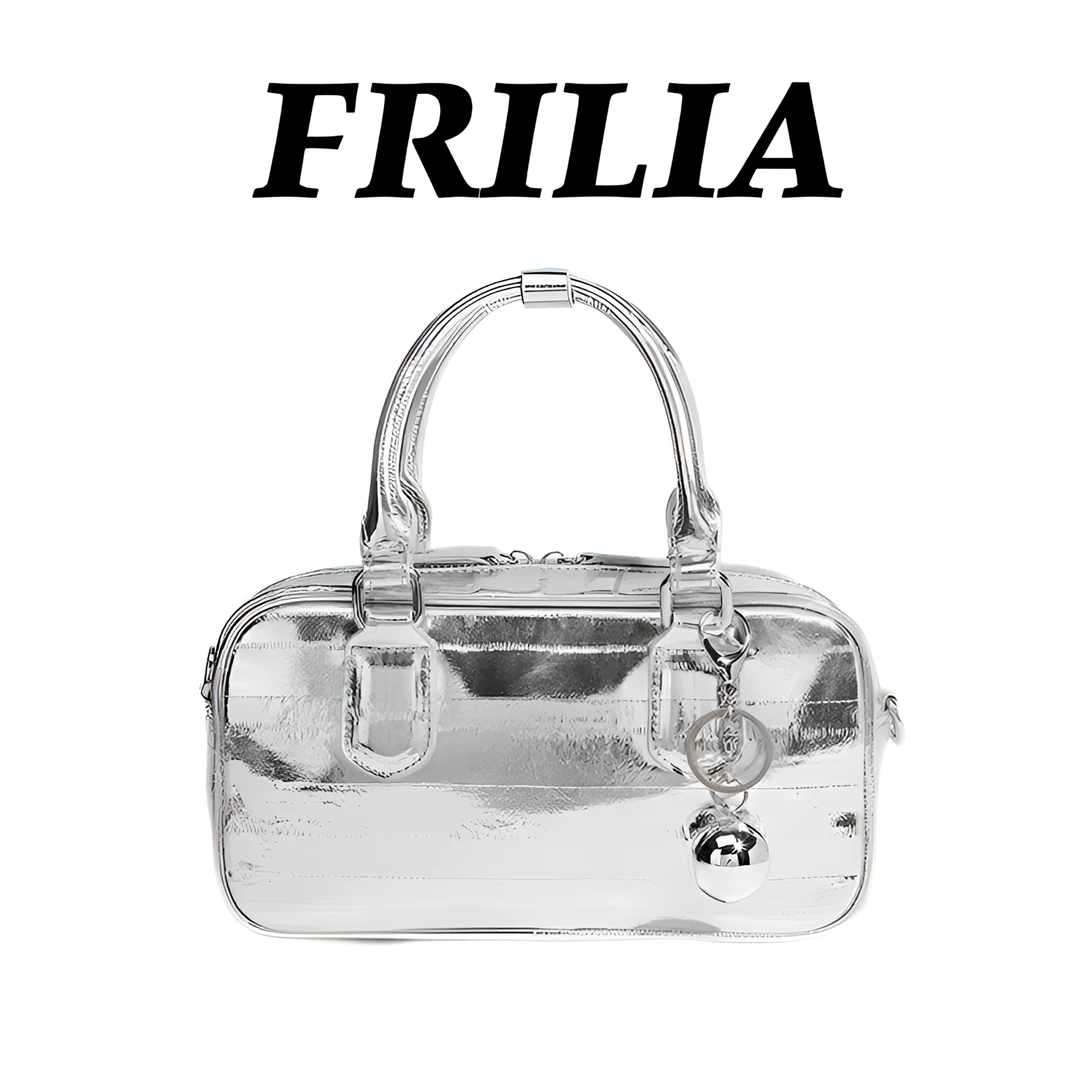 FRILIA2024时尚保龄球手拎百搭斜跨包77863-23韩版ins