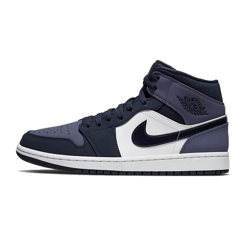 NIKE男女子AIR JORDAN 1 MID骑行鞋554724-445