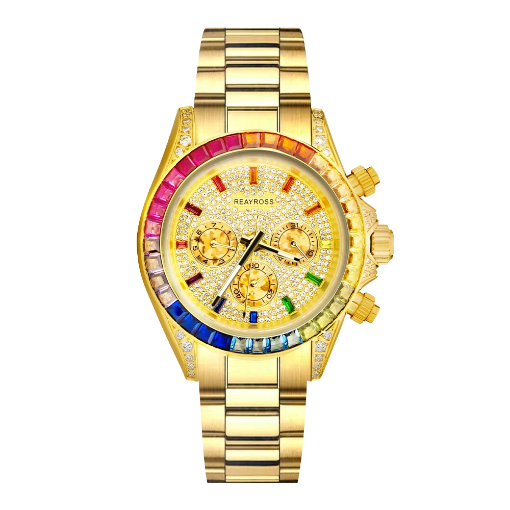 【彩虹迪】足金999/REAYROSS/全自动机械手表