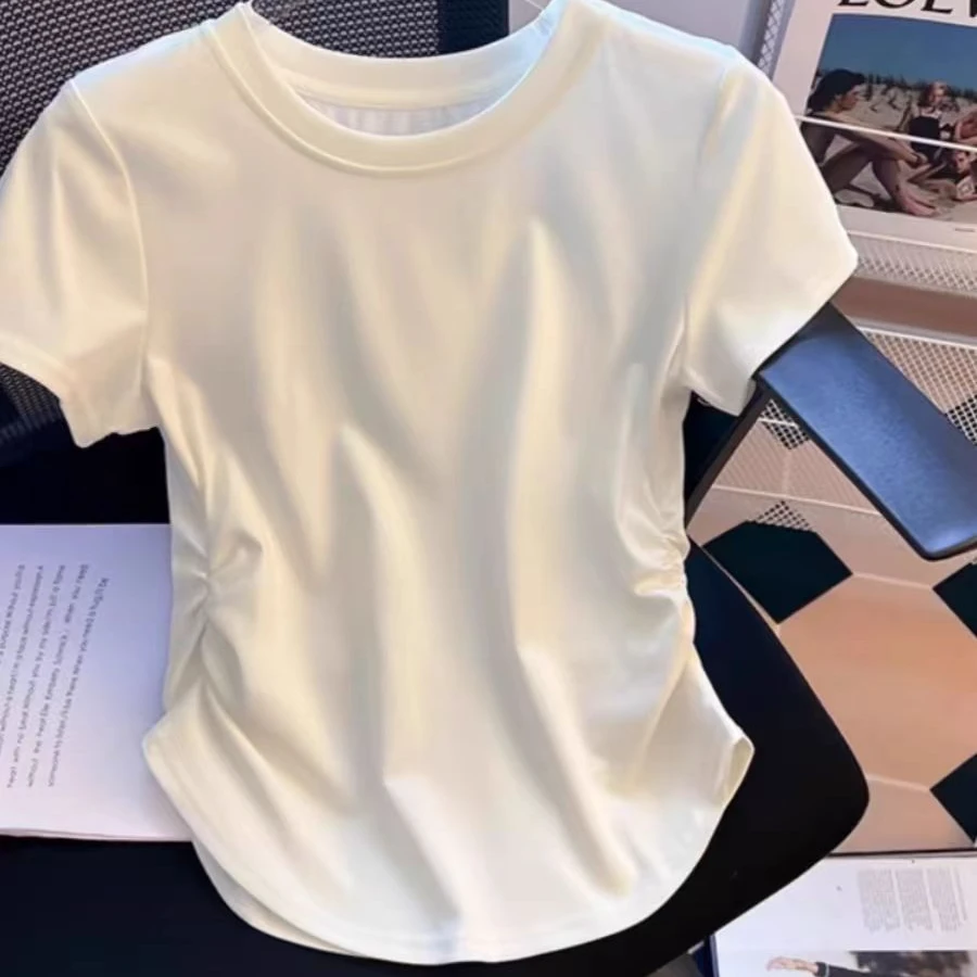 no退no换no扣号不可拍显瘦白色洋气百搭夏季修身连衣裙