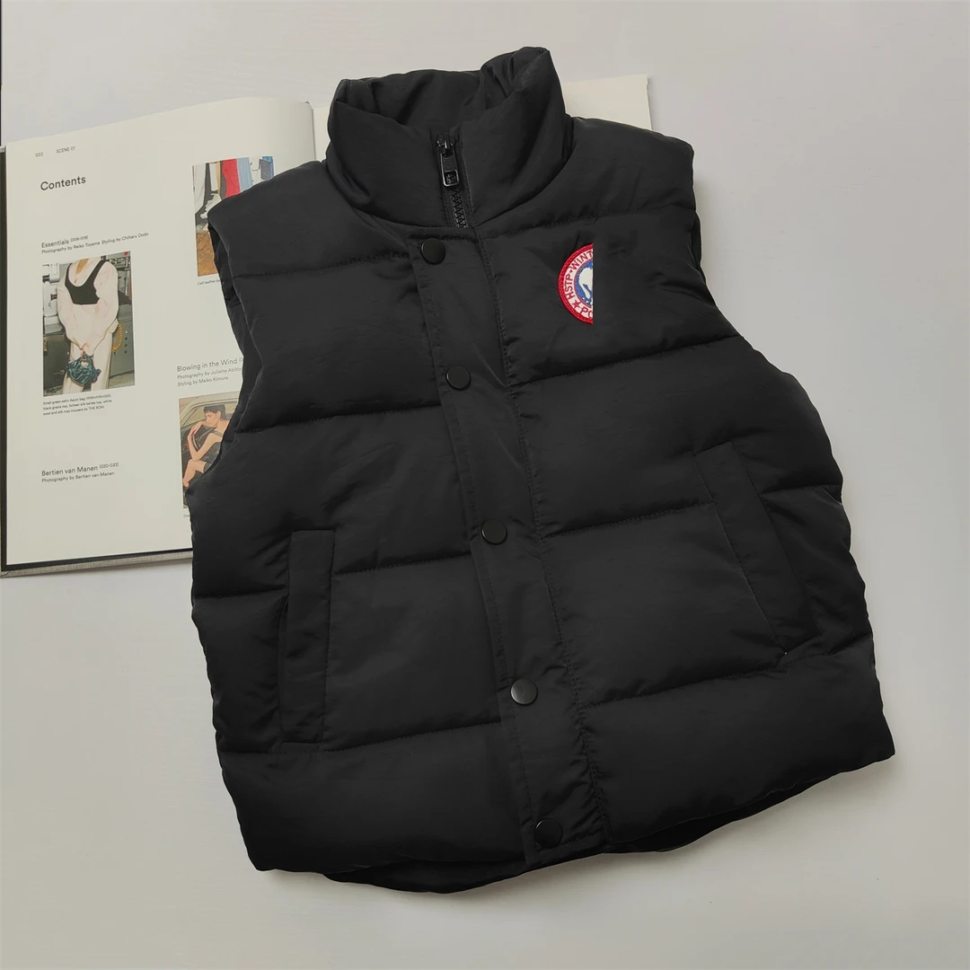 【薯条弟弟】秋冬儿童加厚棉马甲中小童宝宝立领保暖外穿经典上衣潮