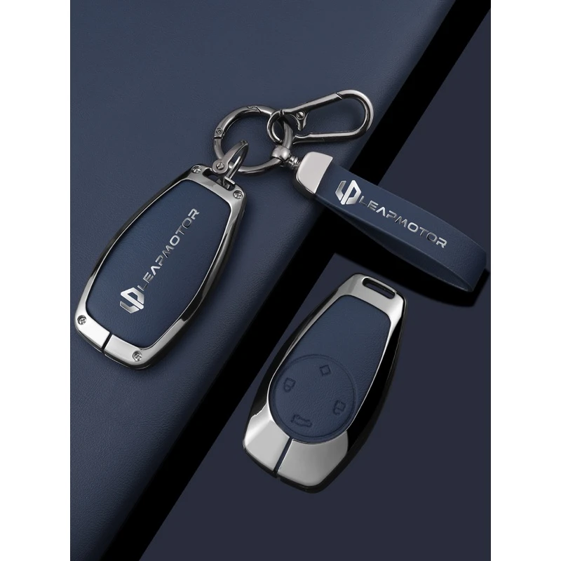 适用零跑c11钥匙套专用汽车用品增程版改装件c01内饰配件壳包扣