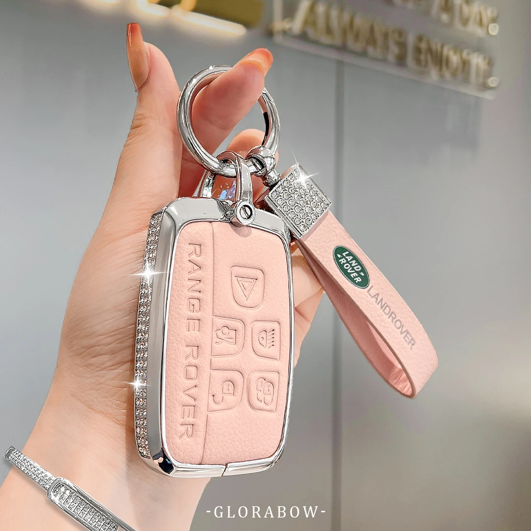 路虎极光L钥匙套揽胜星脉发现4运动版5卫士汽车神行者2高级壳扣女