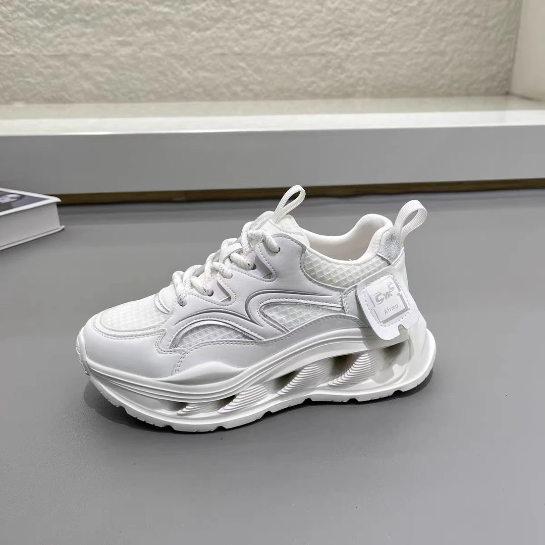 2975樱 透气厚底老爹鞋女24夏百搭超轻便薄款运动鞋休闲网鞋