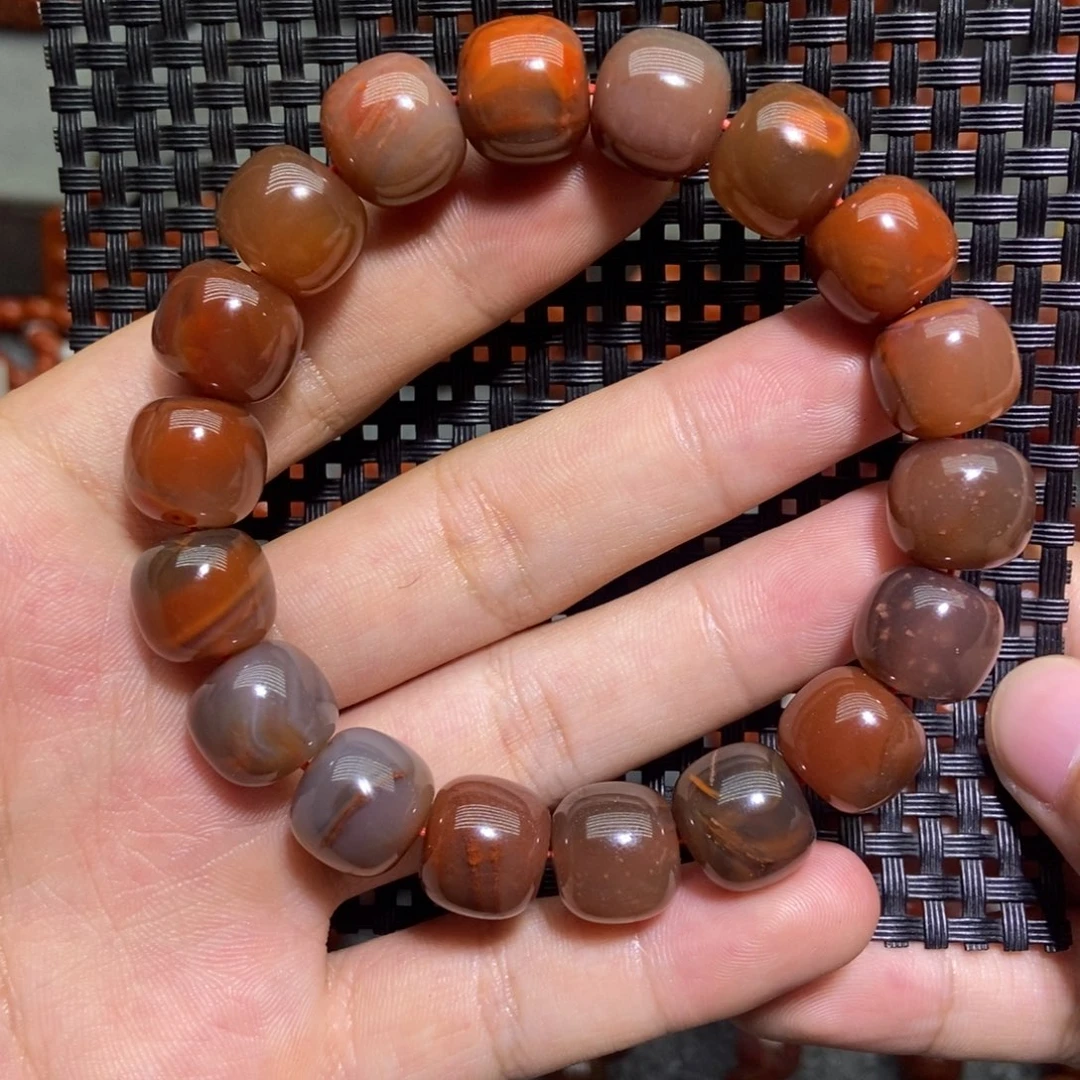 【闪购商品】南红玛瑙手串未镶嵌我**奇12+’mm