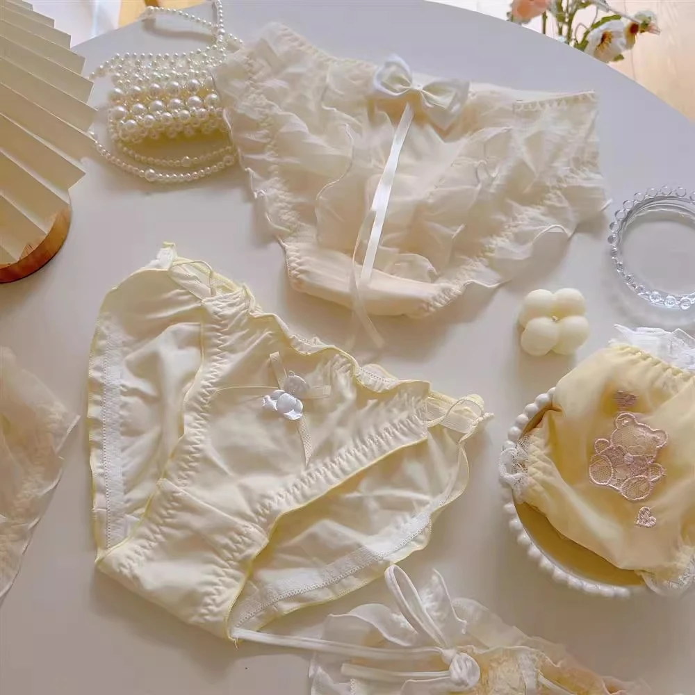 新款夏季女士内裤性感蕾丝网纱纯欲薄款内裤