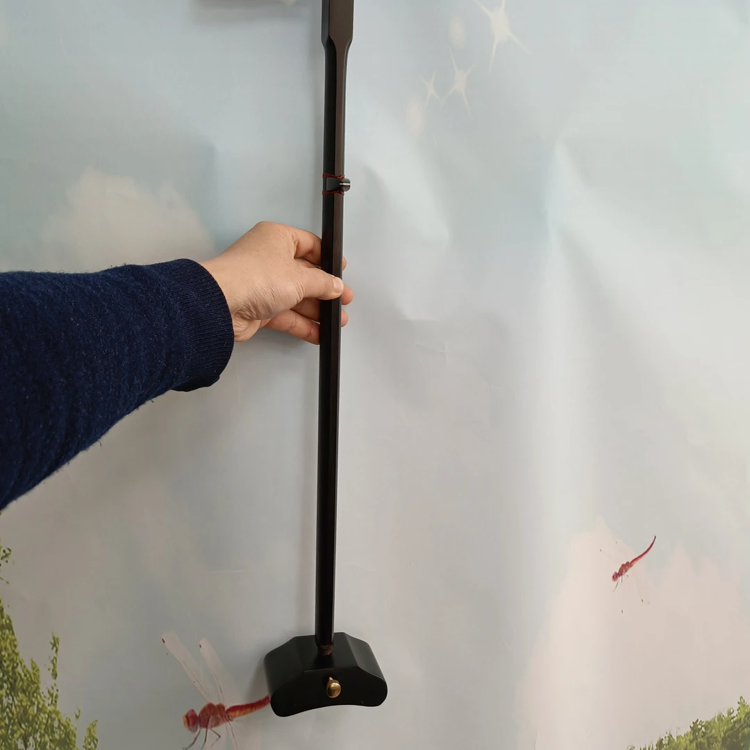 板胡琴杆秦腔歌剧高中音小调二人转专业演奏黑檀老料卷书头平头