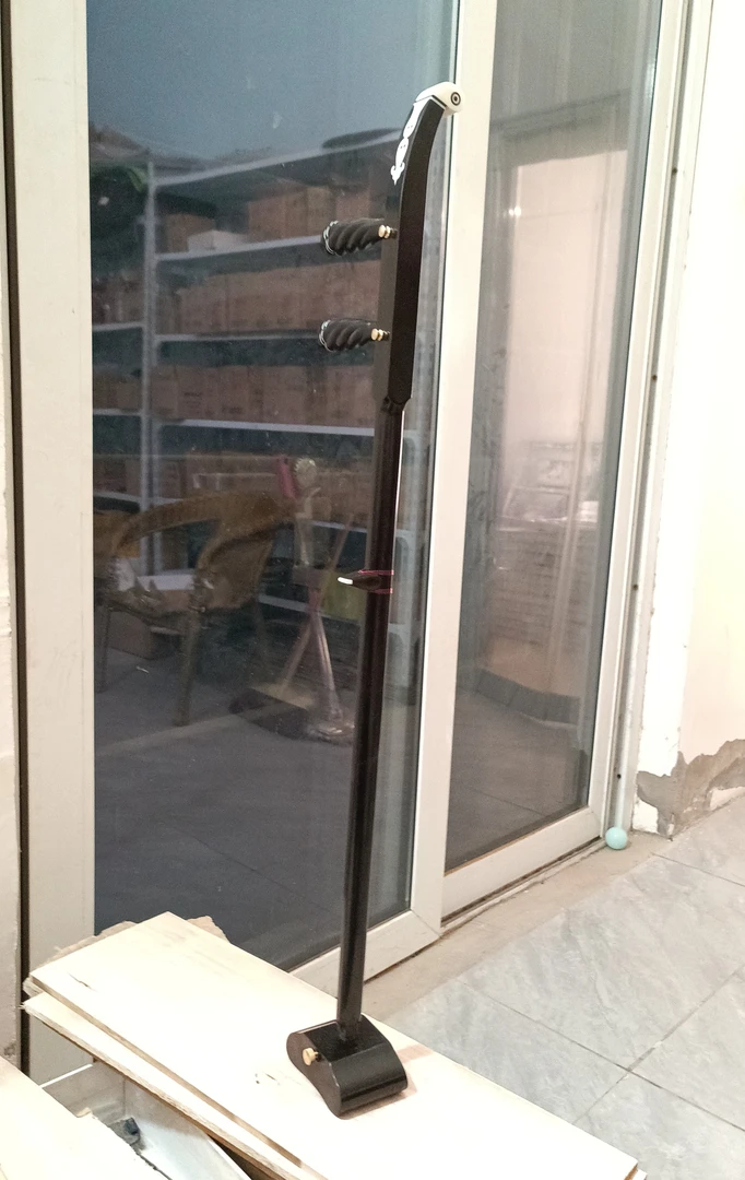 秦腔板胡杆子黑檀书卷头歌剧板胡杆子一级黑檀