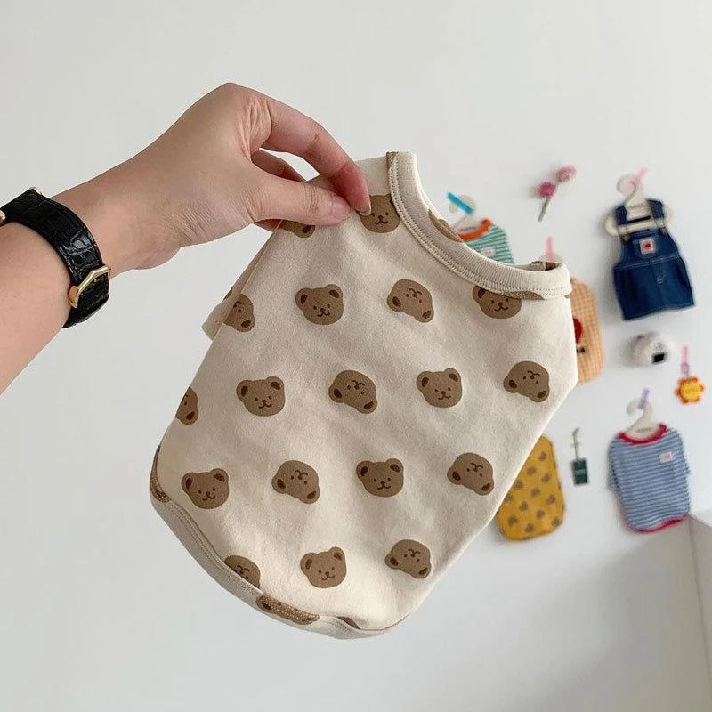 秋冬装打底衫宠物泰迪狗狗比熊猫咪博美约克夏雪纳瑞小型幼犬衣服