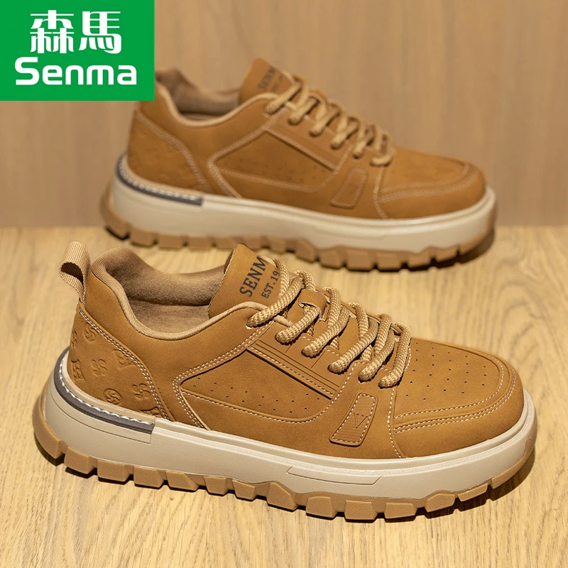 SENMA/森马男鞋冬季时尚男士休闲板鞋2025新款百搭运动潮鞋子男款